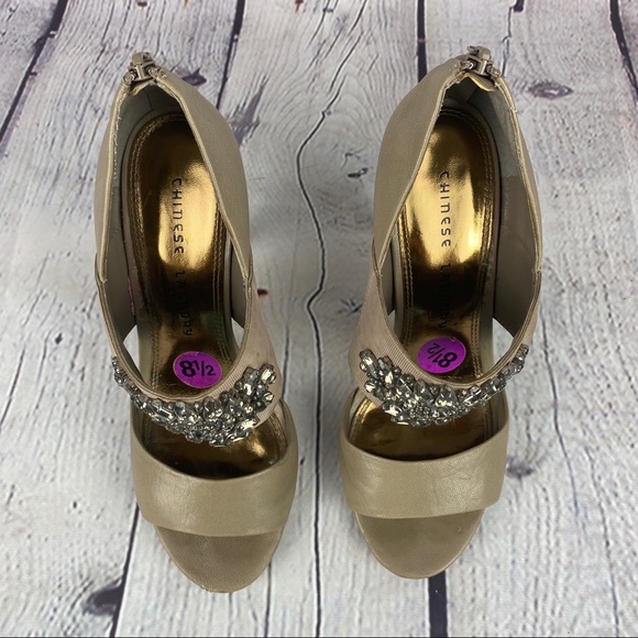 chinese laundry beige heels